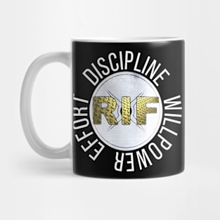 Rising Iron Fitness Shield Mug